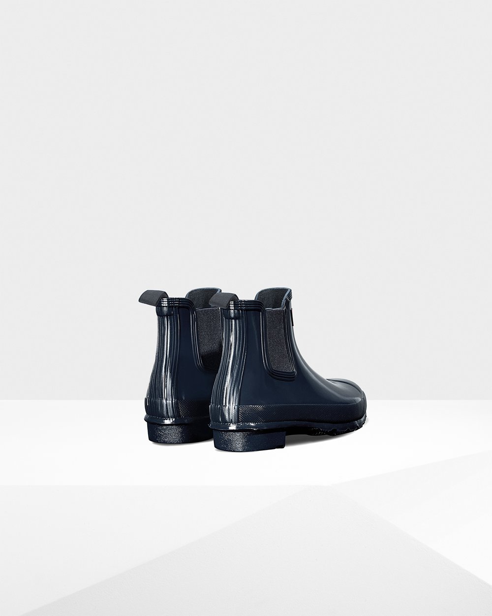 Hunter Original Gloss Chelsea Boots - Sale Online Womens Navy - YOBTXS962